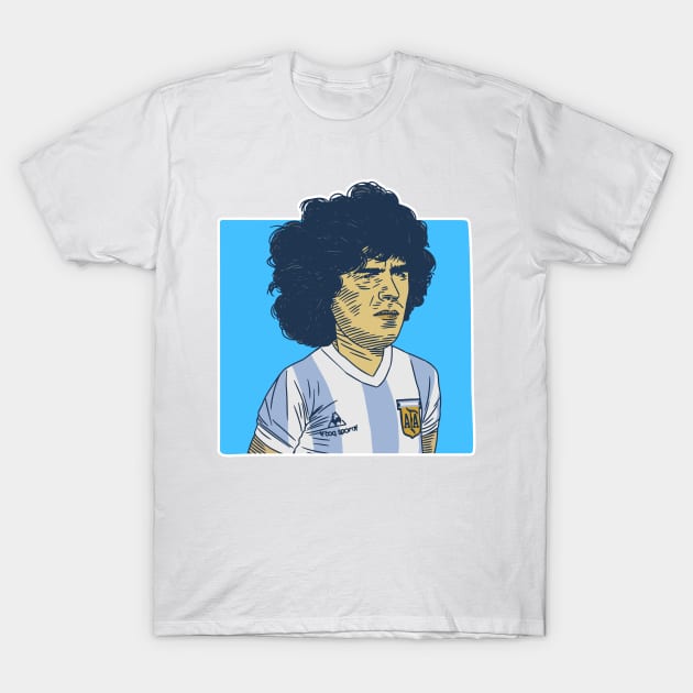 Diego Maradona T-Shirt by jafaris